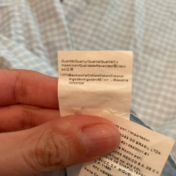 𝅺hugo Hugo Boss plaid shirt - Picture 7 of 9